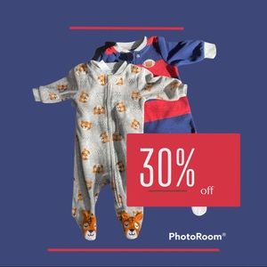 2 for 1 Onesies Football | Tigers | 3 month old